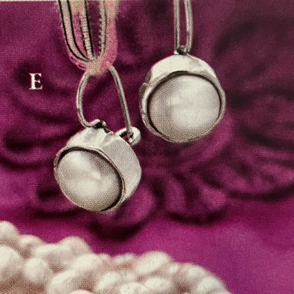 Silpada Pearl ‘Margarite’ Drop Sterling Silver Earrings W1750 - Picture 3 of 15